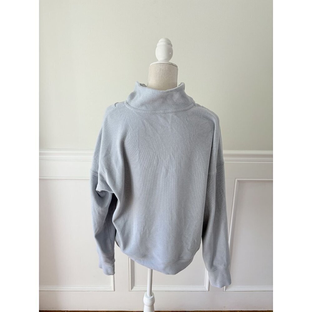 RBX Blue Ribbed Popover Jacket L Very Good Condition - Picture 4 of 4